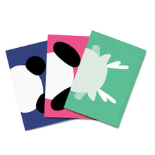 Load image into Gallery viewer, Panda Corner Composition Notebook - Set of 3