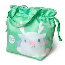 Load image into Gallery viewer, Little Silk Tote Bag (Gowgow Dragon Green)
