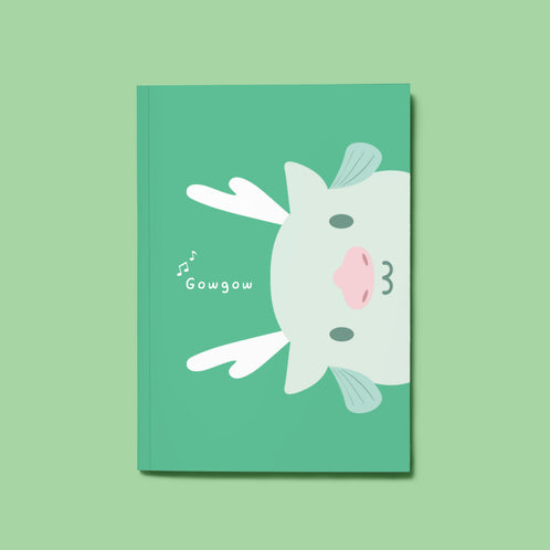 Gowgow Dragon Composition Notebook - 8.25″ x 5.5″