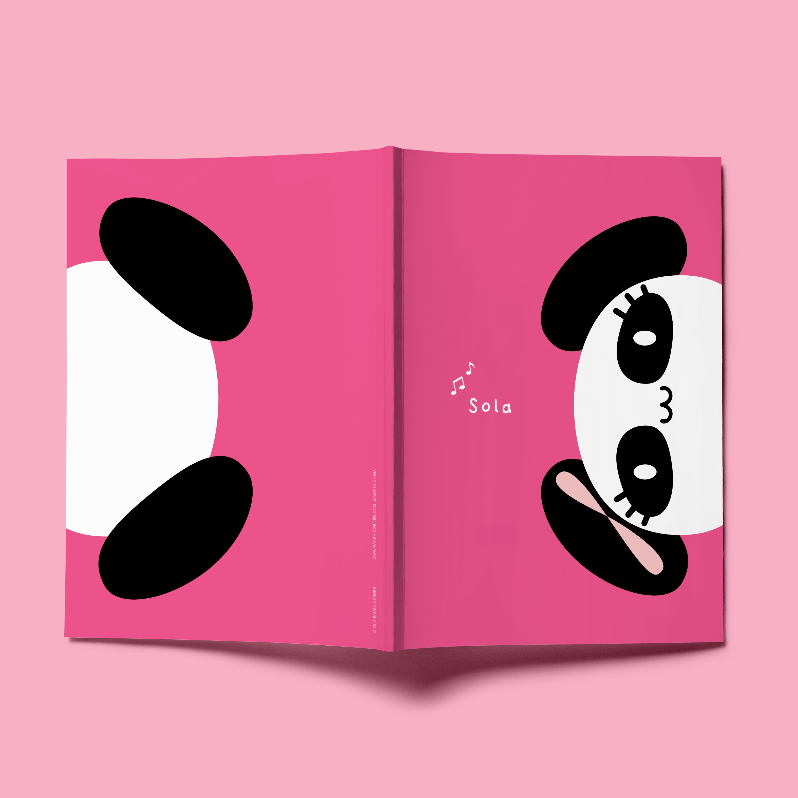 Sola Panda Composition Notebook - 8.25