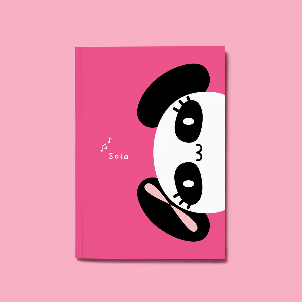 Sola Panda Composition Notebook - 8.25
