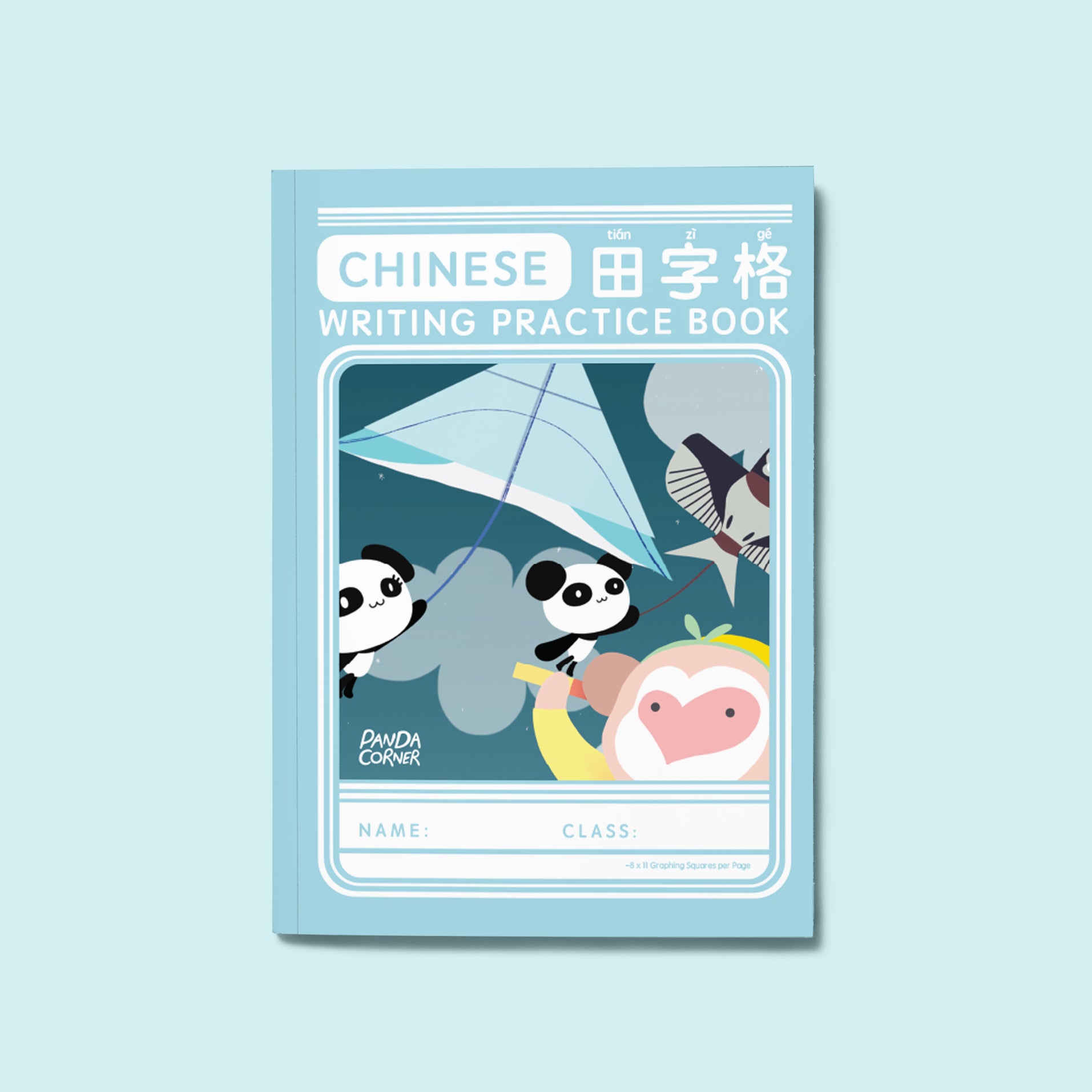 Chinese Writing Practice Book (Fly a Kite Blue) – Panda Corner